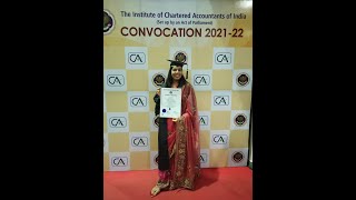 A Proud Chartered Accountant Ca Convocation Ca Graduation Ceremony