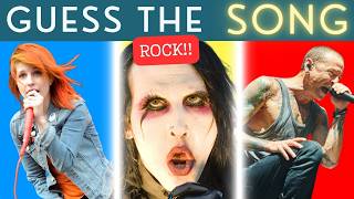 Guess the ROCK song / Artist🎸 | Music Quiz