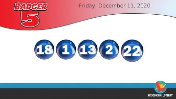WI Lottery EveningDraw 12/11/2020