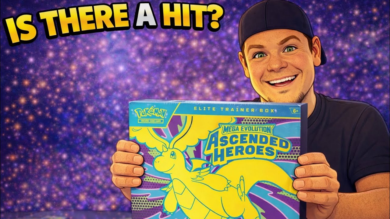 Ascended Heroes NEW Elite Trainer Box  premiere 9 Booster pack openings ETB Pokemon cards