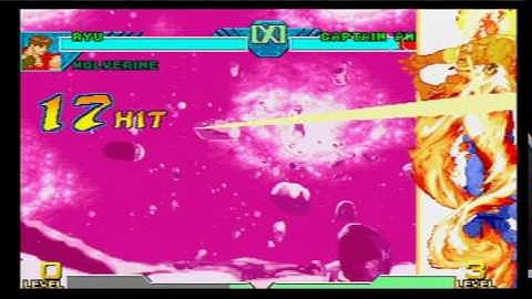 Marvel vs Capcom (PSone): Ryu 29 Hit Combo