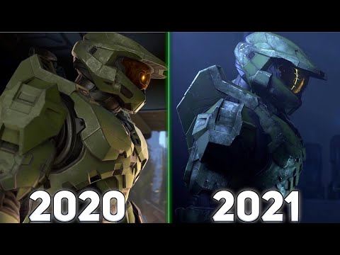 Графика в Halo Infinite в сравнении: 2020 год vs 2021 год: с сайта NEWXBOXONE.RU