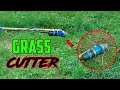 How to make homemade grass cutting machine using angle grinder