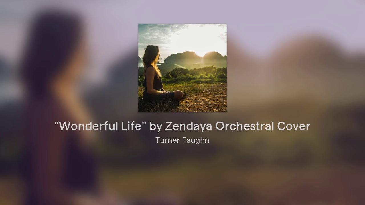 "Wonderful Life" by Zendaya Orchestral Cover - YouTube
