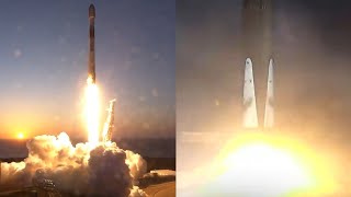 SpaceX Starlink 153 launch and Falcon 9 first stage landing, 7 April 2024