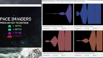 EMG virtual keyboard - setup, calibration, gameplay