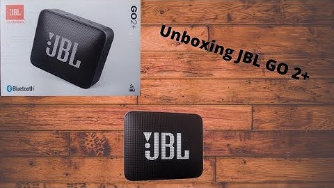 Unboxing JBL GO2+