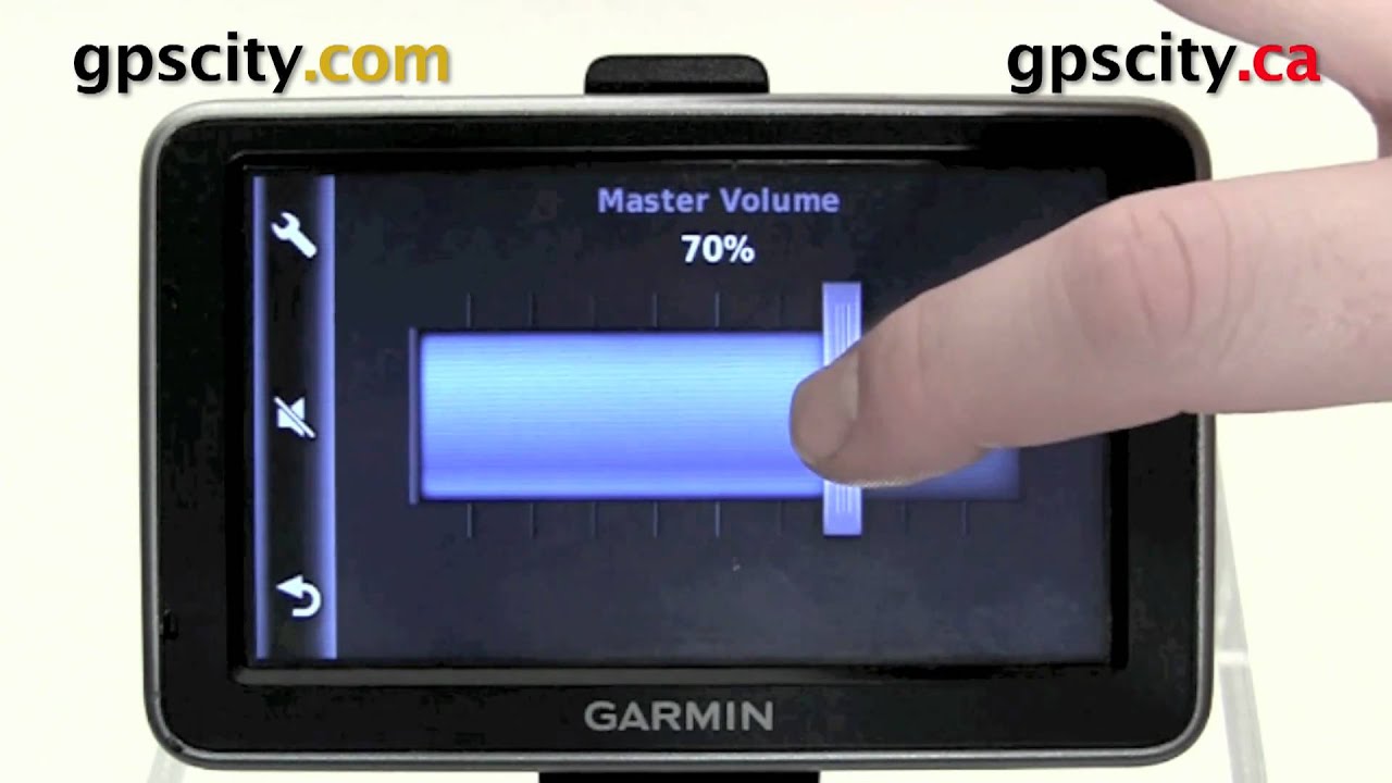 Adjusting The Volume In The Garmin Nuvi And Nuvi Gps With Gps City Adjusting The Volume In The Garmin Nuvi And Nuvi Gps With Gps City