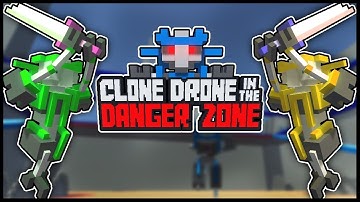 ROBOT SWORD FIGHTING! | Clone drone in the danger zone part 1