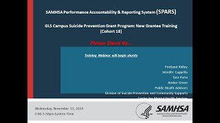 GLS Campus Suicide Prevention Cohort 18 SPARS Training_SM-24-004