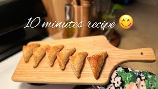 Easy 10min recipe , وصفه بف باستري سهله ?delicious and easy puff pastry recipe #15second #recipe