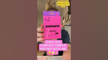 Unbox VIRAL STARFACE party pimple patches with me! 🎉⭐️🥰 #starface #skincaregiveaway #viralshorts