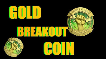 Cs Go :Gold Operation Breakout Coin!!