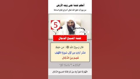 عشر آيات تعصمك من الدجال