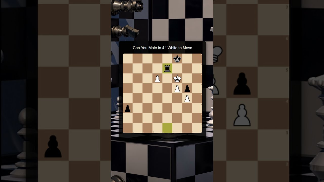 Mate In 4 Secrets Only 1 Of Puzzle Solvers Know Shorts Chess