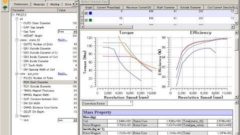 JMAG-Express: Compare and investigate design proposals