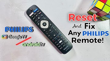 How to Reset Philips Remote Control | Fix Remote Not Working Problem
