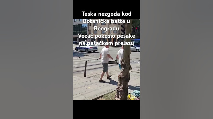 Teska nezgoda kod Botaničke bašte u Beogradu Vozač pokosio pešake na pešačkom prelazu