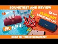 Jbl Flip 4 Vs Flipkart Smartbuy L60 Bluetooth Speaker - Sound test And Review in Hindi