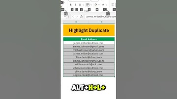 Highlight Duplicate Data In Seconds In Excel #exceltips #exceltricks #exceltutorial #msexceltips