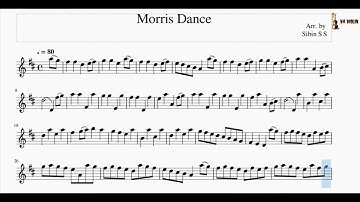 Morris Dance Violin l Metronome 60 80 100 BPM #Honeyman Tutor No 18 l V4 Violin