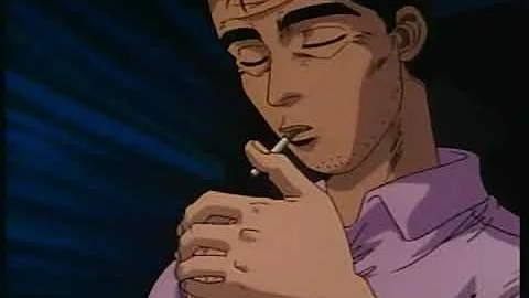 Bunta takes Yuichi for a Test Drive in the AE86. Initial D.