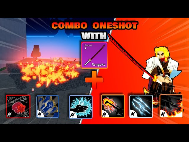 NEW BEST RENGOKU Combo RENGOKU + SANGUINE ART (ROBLOX) 