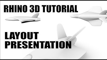 Rhino 3D Tutorial: Layout Presentation (Demo 1)