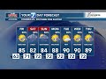 Isolated thunderstorms come back tomorrow
