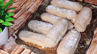 Si tienes 4 HUEVOS, AZÚCAR Y HARINA  HAZ ESTA MERIENDA RÁPIDA, HAZ  ESTOS BOCADITOS DELICIOSOS!