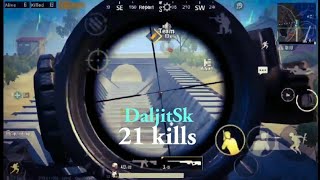 DaljitSk 21 kills Gameplay | Beast mode on