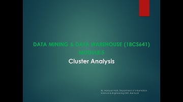 VTU DM&DW 18CS641 M5 L3