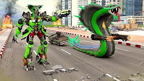 Snake Robot Car Transforming Game Robot War