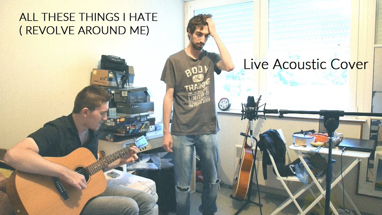  3:51 Bullet For My Valentine - All These Things I Hate / Vocal and acoustic guitar cover LIVE ! 