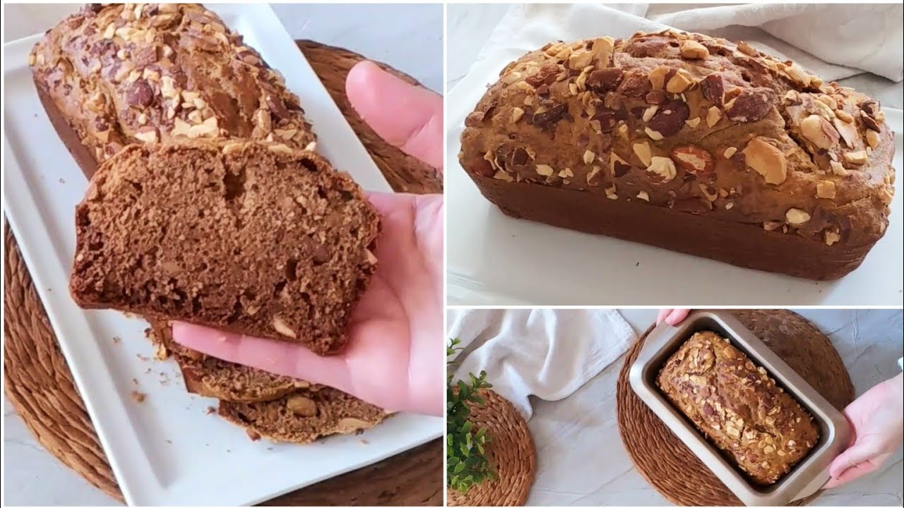 ستغنيك عن الكيك العادي🍌كيكة الموز الصحية بدون أي سكر ولا طحين أبيض 🌼 ناعمة خفيفة ولذيذة