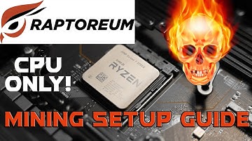 How to mine Raptoreum with your CPU using GHOSTRIDER! (Windows 10 crypto mining guide) - RTM