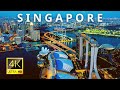 Singapore 🇸🇬 in 4K ULTRA HD 60FPS at night by Drone