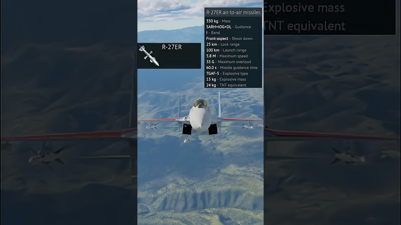 Su-27 R-27ER 50km BVR 