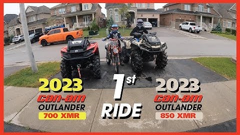 ALL NEW 2023 CAN-AM 700 XMR!! 1st trail ride