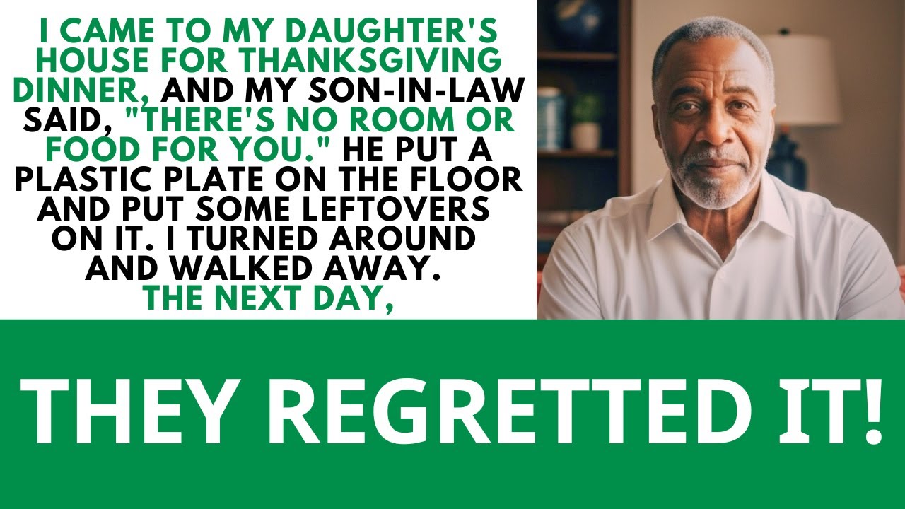 “There's No Place For You Here!” My Son-In-Law Said On Thanksgiving Day, So I Left. The Next Day