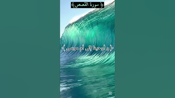 ﴿ وأوحينا إلى أم موسى ان ارضعيه ﴾ (سورة القصص ) -سعد الغامدي