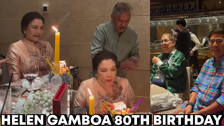 Helen Gamboa 80th Birthday❤️EMOSYONAL ng Supresahin at Maghanda si Tito Sotto sa Kanyang 80th B-Day!