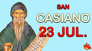 ¿Casiano es un nombre de santo?