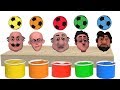 Learn colors with motu patlu toy egg  soccer balls  finger family song for kids