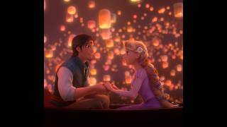 Rapunzel and her prince (Flynn) in five different universes Something that I want music video
