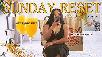 SUNDAY RESET VLOG + BRUNCH + TRADER JOE