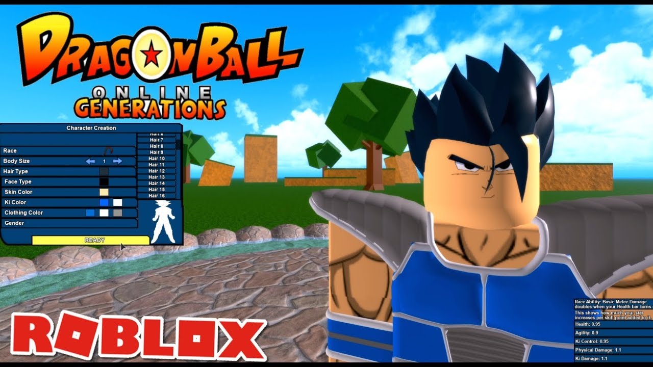 New Dragon Ball Roblox Game Dragon Ball Online Generations Roblox Part 1 Youtube