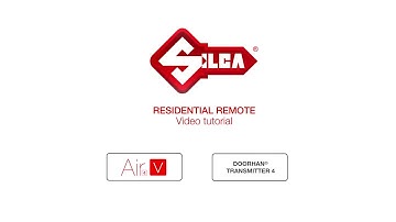 programe o radio controlo DOORHAN® TRANSMITTER 4 com Air4 V, V Plus o F