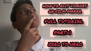 How To Edit Videos Using Film Maker/#TechWithPiyush screenshot 4