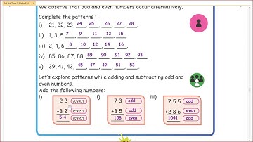 Samacheer Kalvi | Class 3 | Maths | Term 2 | Unit 2 | Patterns | English/Tamil
